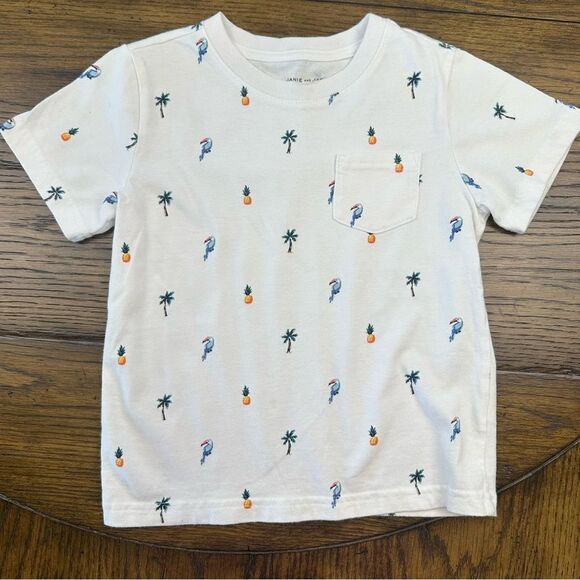 Janie and Jack 5 Tropical Tee Shirt - Picture 1 of 4